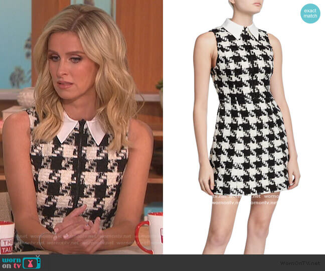 Alice + Olivia Ellis Gathered Zip Front Dress