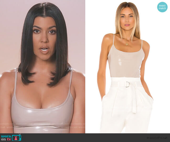 Alix NYC Reeve Bodysuit worn by Kourtney Kardashian on Keeping Up with the Kardashians