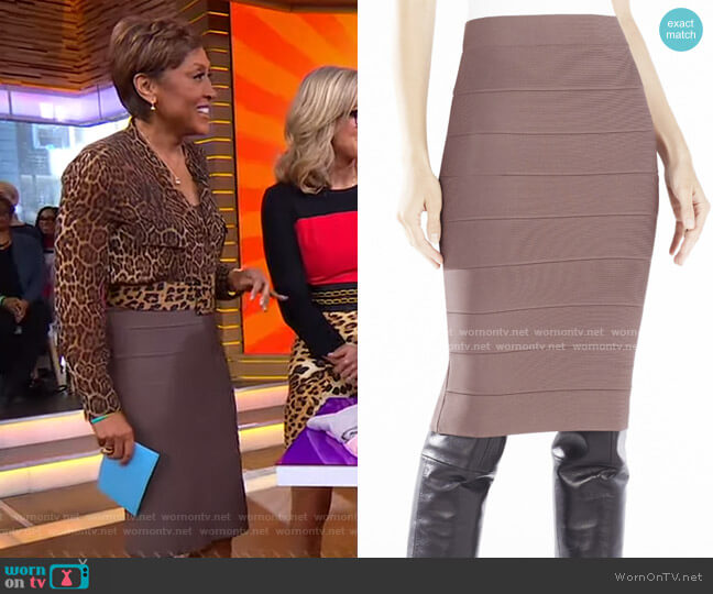 Bcbgmaxazria Pencil Skirt worn by Robin Roberts on Good Morning America