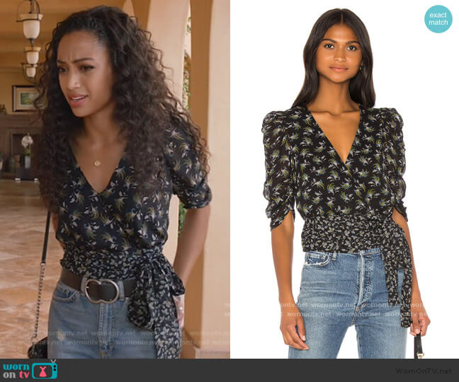 Bailey 44 Lilian Top worn by Olivia Baker (Samantha Logan) on All American