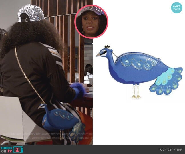 Betsey Johnson Fancy as Flock Crossbody worn by Porsha Taylor (Ta'Rhonda Jones) on Empire