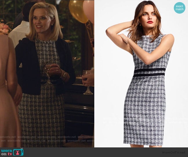 Brooks Brothers Boucle Sheath Dress worn by Elena Richardson (Reese Witherspoon) on Little Fires Everywhere