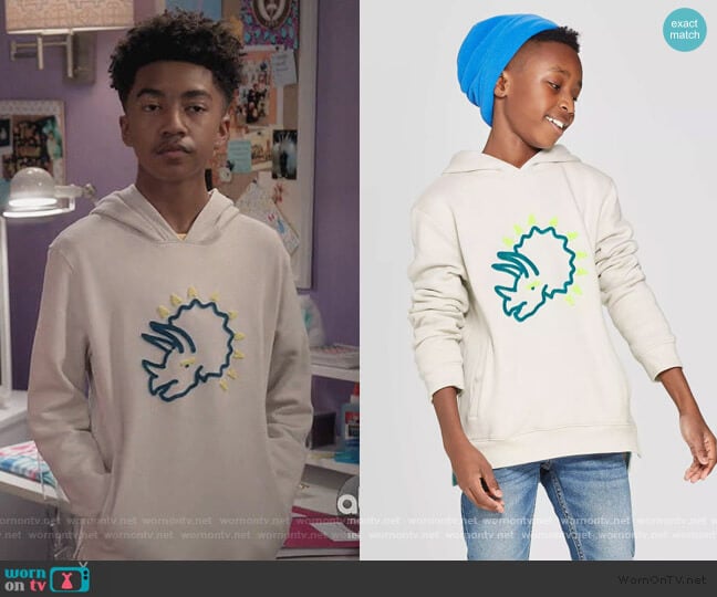 Cat & Jack Sweatshirt worn by Jack Johnson (Miles Brown) on Black-ish
