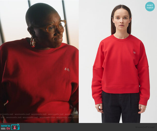 Colovos Hand Embroidered Sweatshirt worn by Henrietta Wilson (Aisha Hinds) on 9-1-1
