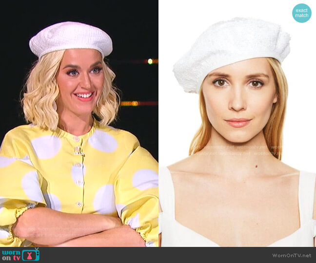 Eugenia Kim Cher Beret worn by Katy Perry on American Idol