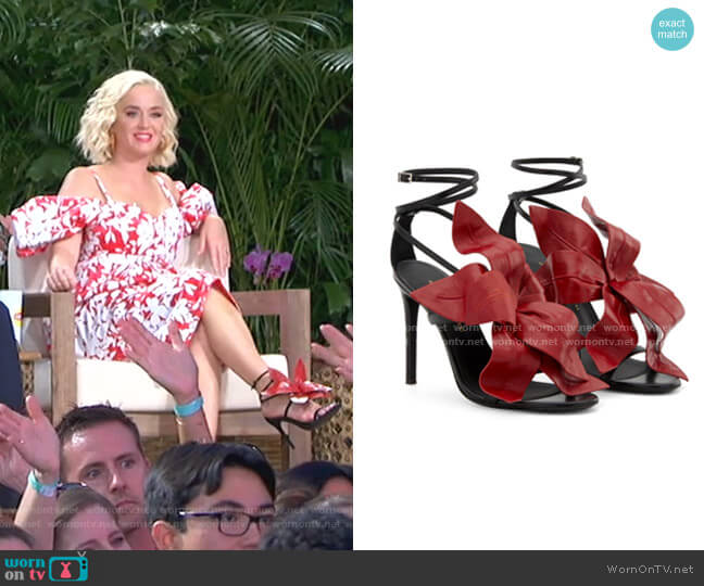 Giuseppe Zanotti Lilium Sandals worn by Katy Perry on American Idol