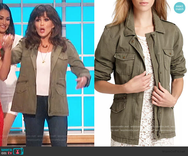 Velvet by Graham & Spencer Ruby Jacket worn by Marie Osmond on The Talk