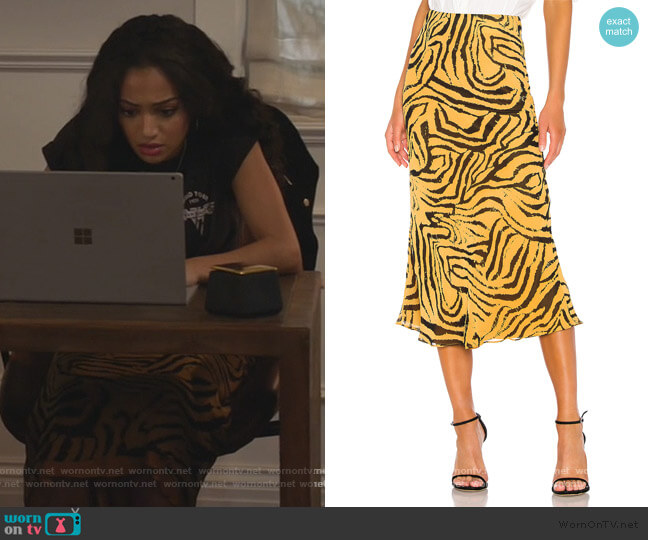 House of Harlow 1960 x REVOLVE Jodi Skirt worn by Olivia Baker (Samantha Logan) on All American