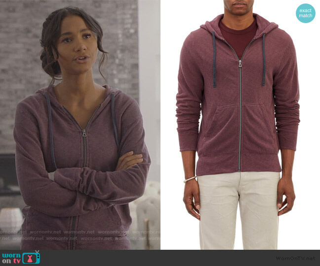 James Perse Vintage Hoodie worn by Layla Keating (Greta Onieogou) on All American