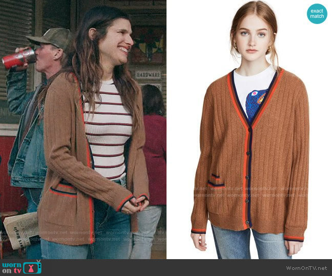 Kule The Cashmere Leon Cardigan worn by Rio (Lake Bell) on Bless This Mess