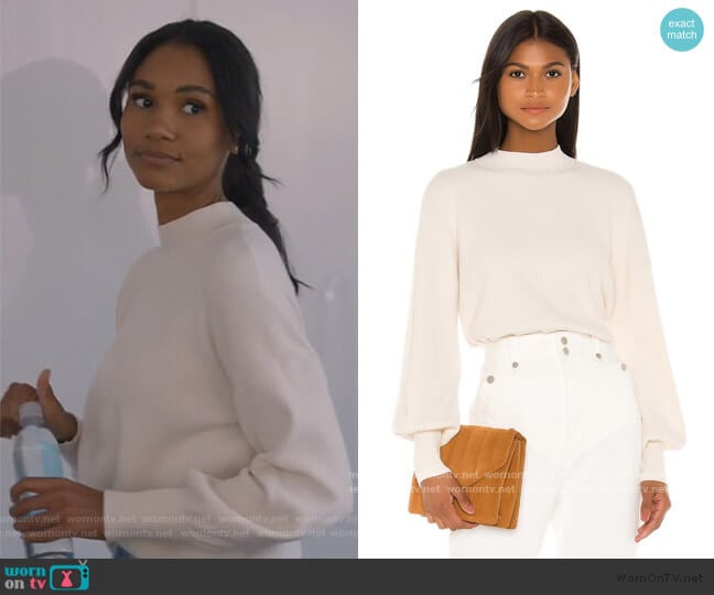 L'Academie Lumi Sweater worn by Layla Keating (Greta Onieogou) on All American