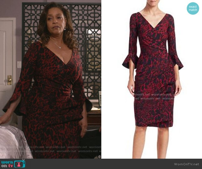 La Petite Robe di Chiara Boni Triana Dress worn by Catherine Avery (Debbie Allen) on Greys Anatomy