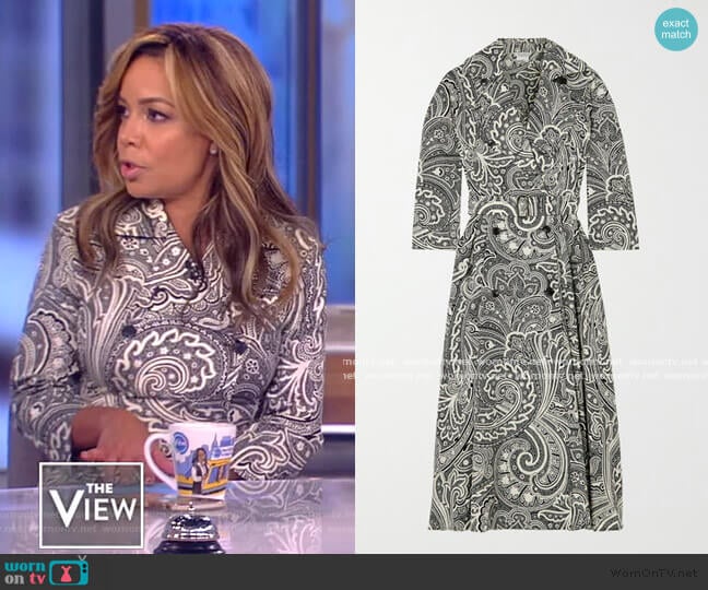 Max Mara Addobbo Dress worn by Sunny Hostin on The View