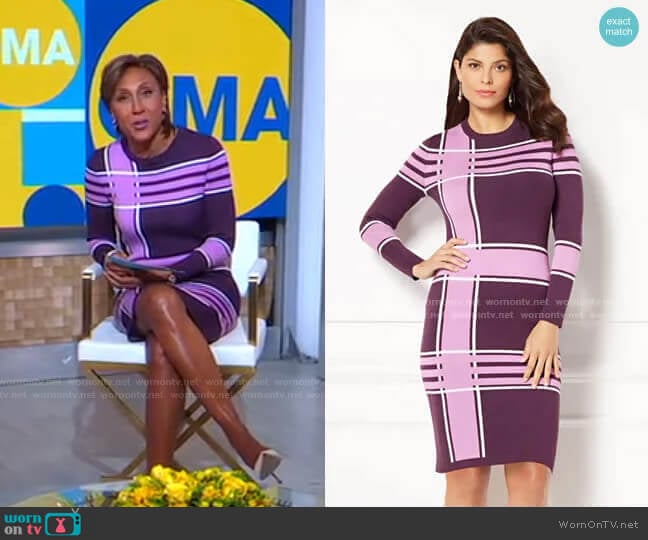 New York & Company Melina Dress - Eva Mendes Collection worn by Robin Roberts on Good Morning America