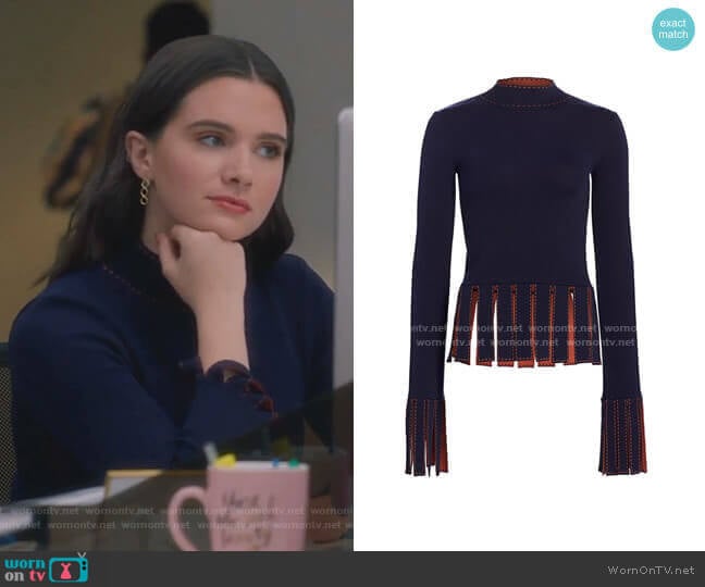 Staud Mika Top worn by Jane Sloan (Katie Stevens) on The Bold Type