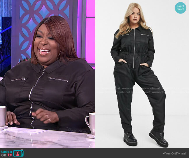 Missguided Utility Jumpsuit worn by Loni Love on The Real