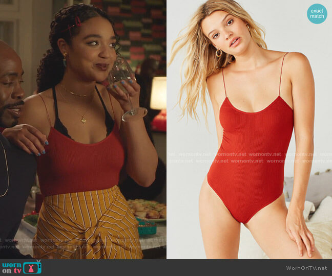 Out From Under Seamless Bungee Bodysuit worn by Kat Edison (Aisha Dee) on The Bold Type