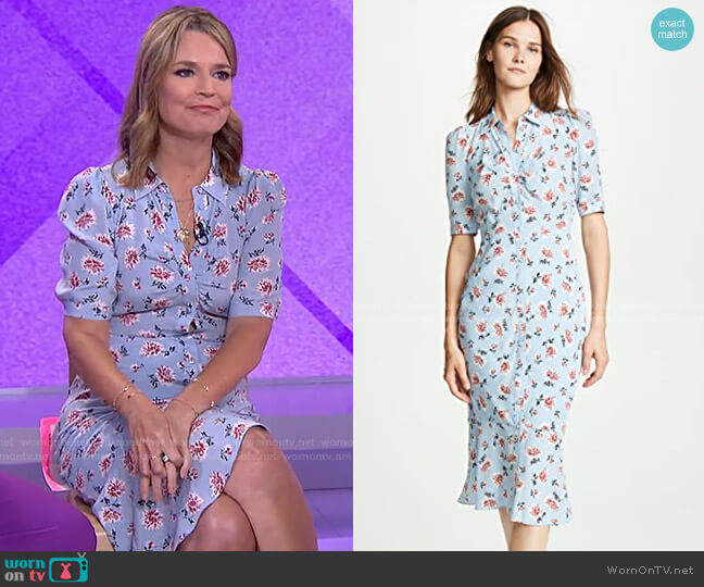 Veronica Beard Pike Dress worn by Savannah Guthrie on Today