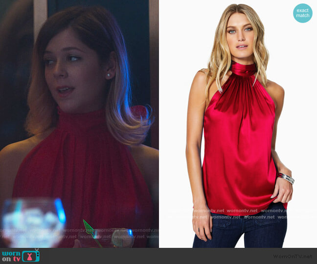 Ramy Brook Lori Top worn by Cayetana Grajera Pando (Georgina Amoros) on Elite