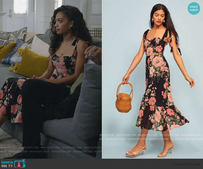 Reformation Liana Two Piece worn by Olivia Baker (Samantha Logan) on All American