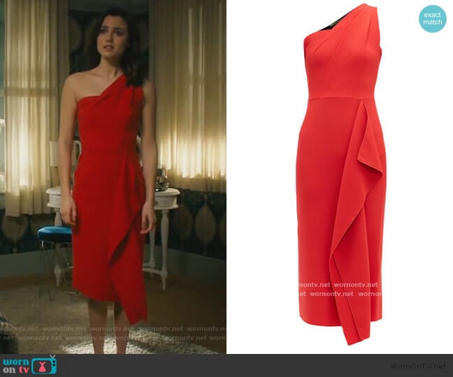 Roland Mouret Rivoli Dress worn by Abigael Jameson-Caine (Poppy Drayton) on Charmed