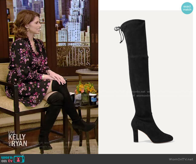 Stuart Weitzman Ledyland Suede Over-the-Knee Boots