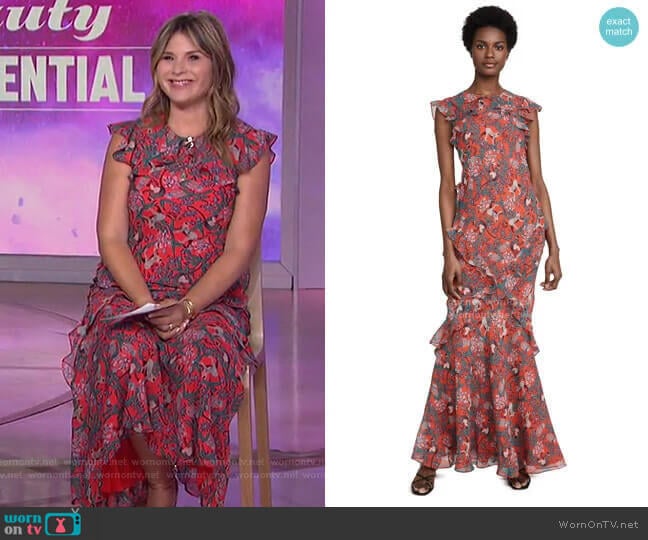 Saloni Tamara-B Dress worn by Jenna Bush Hager on Today