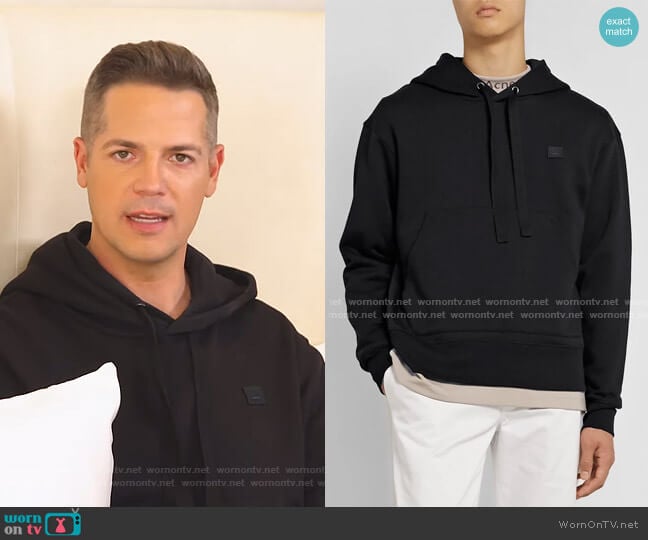 Acne Studios Logo-Appliquéd Hoodie