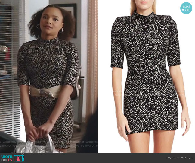 Alice + Olivia Inka Dress worn by Vanessa (Jade Payton) on Dynasty