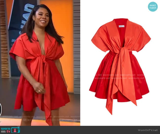 Aliette Two-Tone Mini Dress