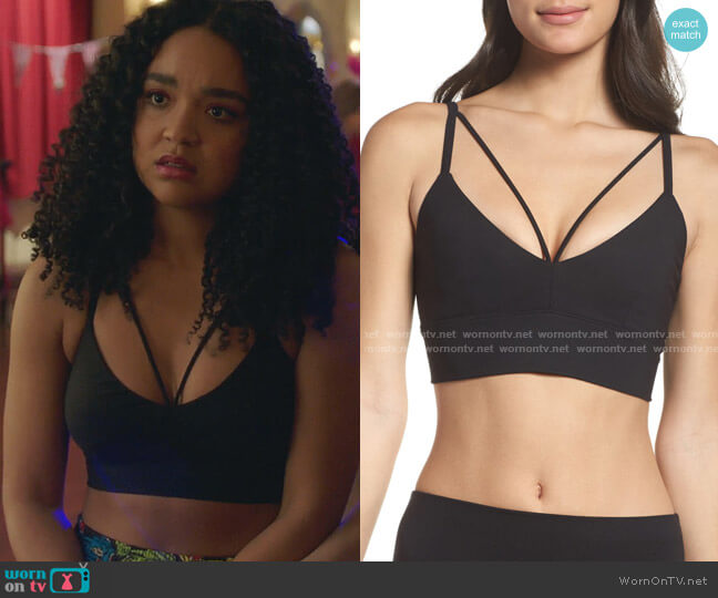 Alo Yoga Deluxe Sports Bra worn by Kat Edison (Aisha Dee) on The Bold Type