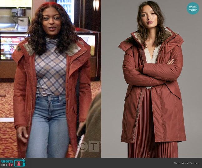 Babaton Oskar Parka worn by Ali Finer (Javicia Leslie) on God Friended Me