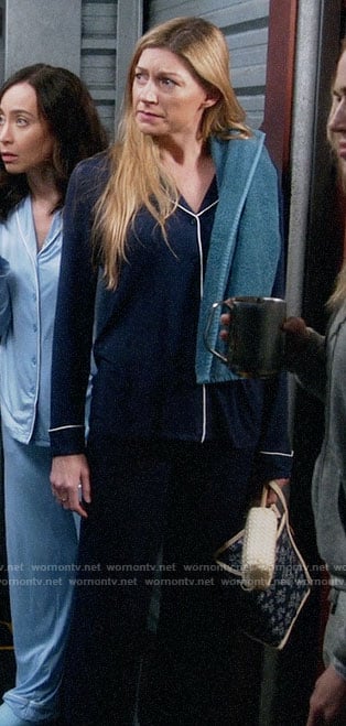 Ava’s navy pajamas on Legends of Tomorrow
