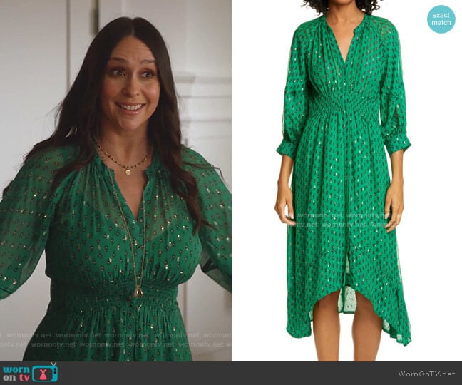 Ba&Sh Cyana Dress worn by Maddie Kendall (Jennifer Love Hewitt) on 9-1-1