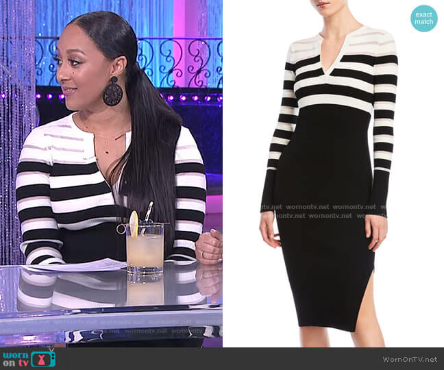 Bailey 44 Candice Sweater Dress worn by Tamera Mowry on The Real