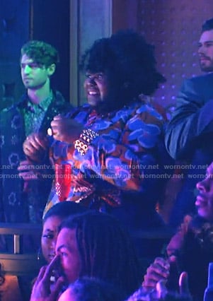 Becky’s orange floral dress on Empire