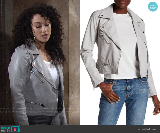 Blank NYC Faux Leather Moto Jacket