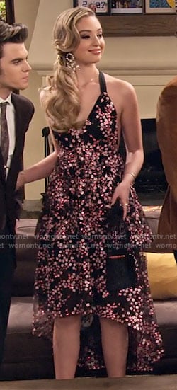 Brooke’s floral embellished dress on The Expanding Universe of Ashley Garcia