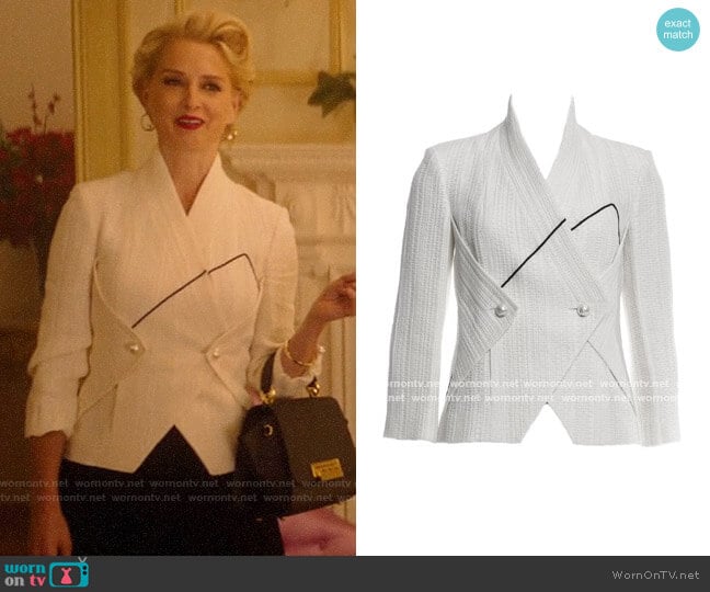 by Chanel worn by  Gloria Grandbilt (Katherine LaNasa) on Katy Keene