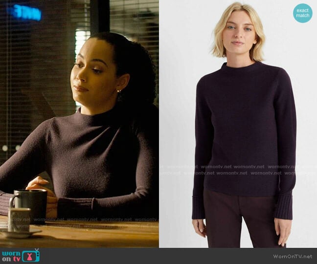 Club Monaco Tommie Sweater worn by Macy Vaughn (Madeleine Mantock) on Charmed