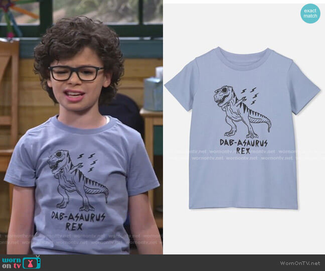 Cotton On Max Short Sleeve Tee worn by Matteo Silva (Raphael Alejandro) on Bunkd
