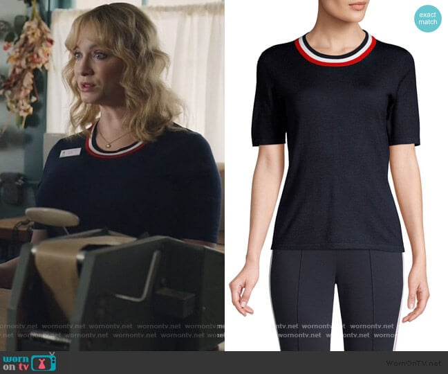 Escada Srin Color Tipped Shell worn by Beth Boland (Christina Hendricks) on Good Girls
