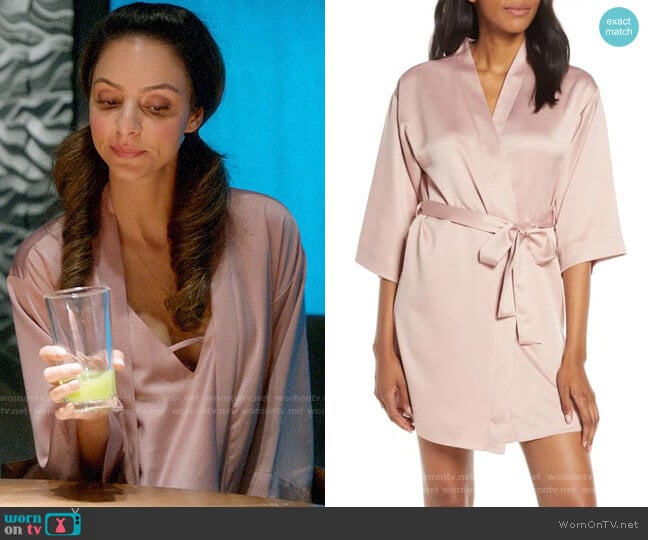 Flora Nikrooz Victoria Cami in Smokey Rose worn by Zari Tomaz (Tala Ashe) on Legends of Tomorrow