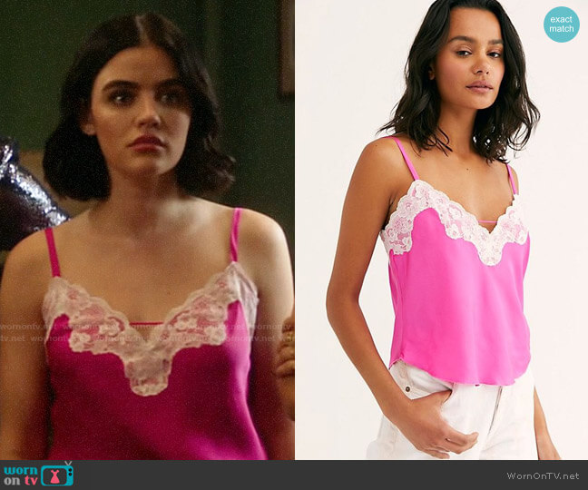 Free People Wish I May Cami worn by Katy Keene (Lucy Hale) on Katy Keene