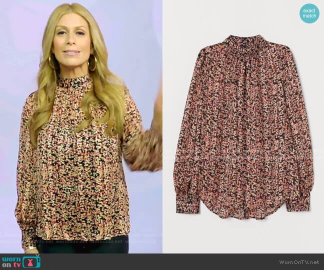 H&M Wide-Cut Blouse worn by Jill Martin on Today