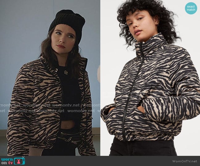 H&M Padded Jacket worn by Jane Sloan (Katie Stevens) on The Bold Type