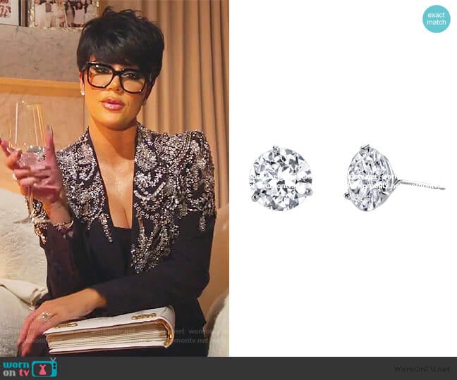 Harry Kotlar J-6023 Earrings worn by Khloe Kardashian on Keeping Up with the Kardashians