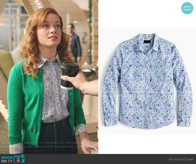 J. Crew Liberty Shirt worn by Zoey Clarke (Jane Levy) on Zoeys Extraordinary Playlist