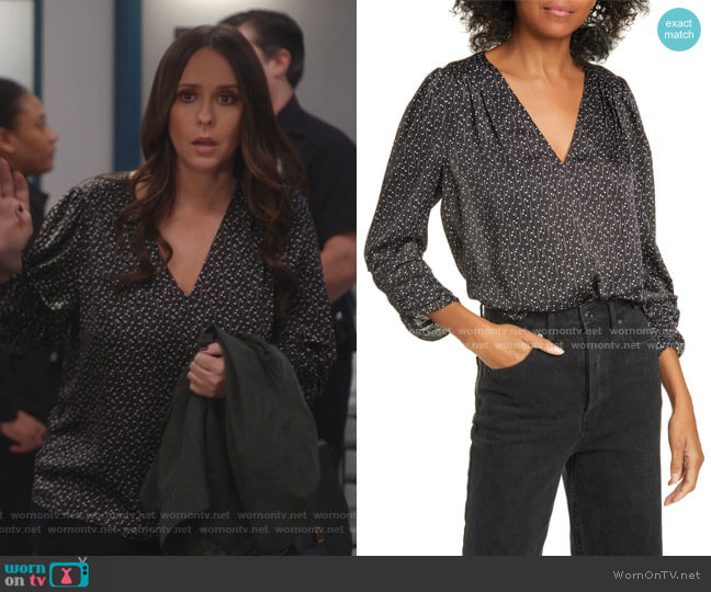 Joie Maizie Top worn by Maddie Kendall (Jennifer Love Hewitt) on 9-1-1