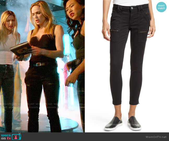 Joie Park Skinny Pants in Black worn by Sara Lance (Caity Lotz) on Legends of Tomorrow